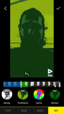 90s - Glitch VHS & Vaporwave Video Effects Editor android App screenshot 3