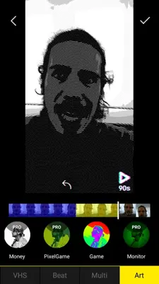 90s - Glitch VHS & Vaporwave Video Effects Editor android App screenshot 5