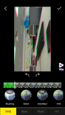 90s - Glitch VHS & Vaporwave Video Effects Editor android App screenshot 6